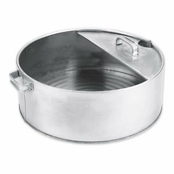 Aftermarket 6-Gallon Heavy Duty Galvanized Drain Pan w/ Spout 6" Deep - 19" Diameter B1LX1710